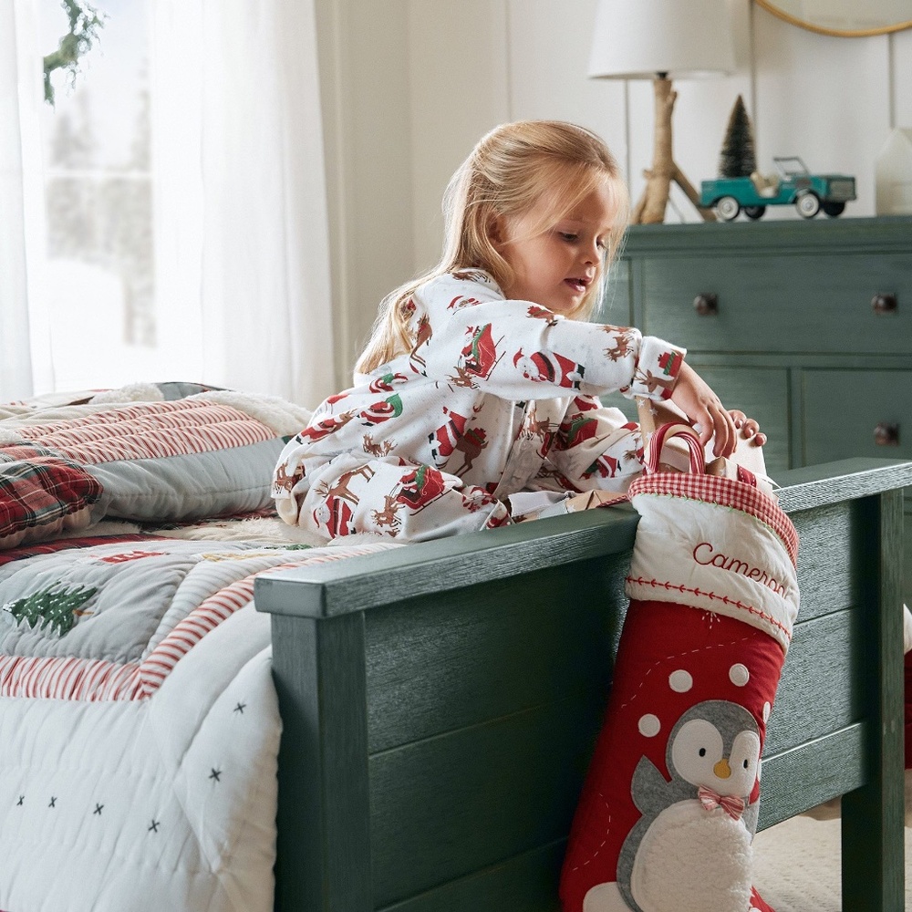 Heritage Santa Flannel Pajama Set - PBK - Picture 4 of 8